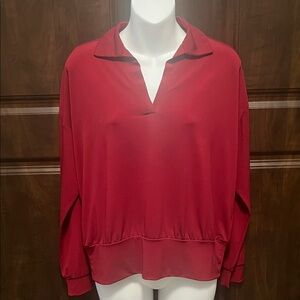 Truth Long Sleeve Pullover Top Blouse